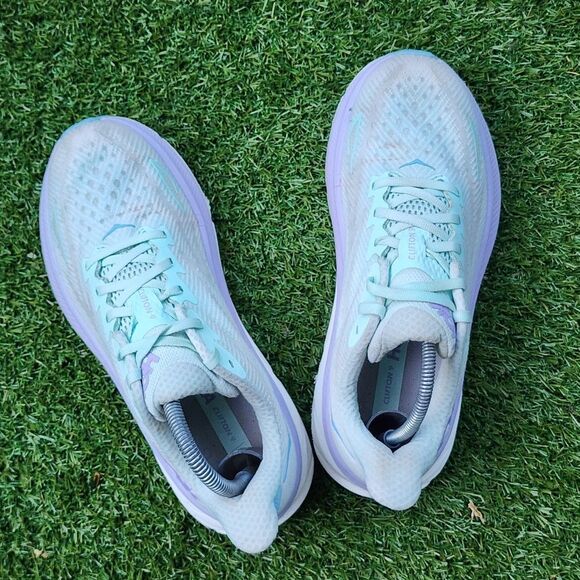 HOKA CLIFTON 9 - Womens Athletic Shoes - SIZE 8.5B - See All Pictures- - Picture 10 of 11